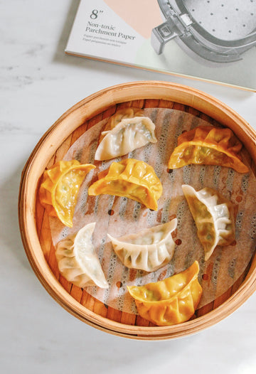 How to fold and steam homemade chinese dumplings