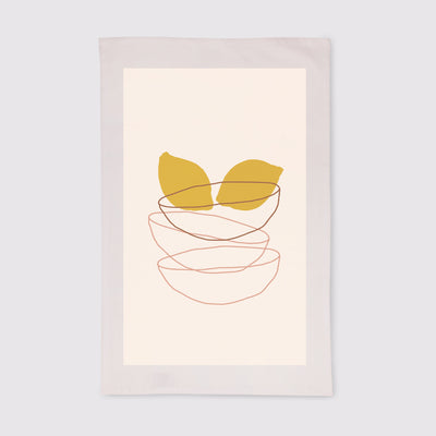 The Harvest Harmony Dishtowel Series - Main Squeeze