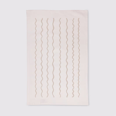 The Ripple Wave Dishtowel Series - Wave Pebble