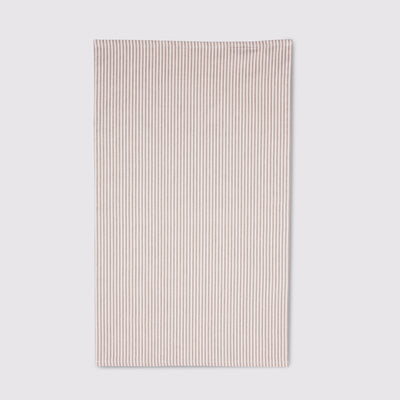 The Hemp Stripe Tablecloth - Pebble