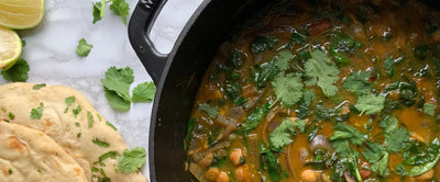 Chole Saag - Chickpea & Spinach Curry