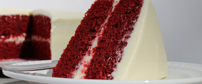 Red Velvet Cake with Madagascar Vanilla Cream Cheese Icing