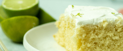 Coconut Key Lime Poke Cake