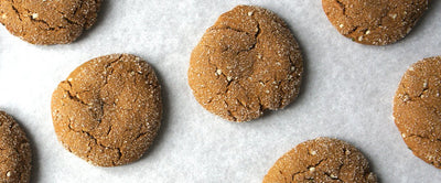 Spiced Molasses and Hemp Heart Cookies