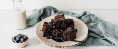 Chocolate Blueberry Brownies