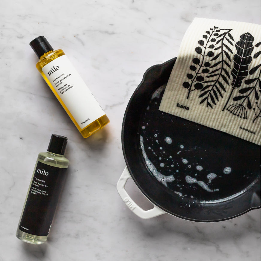 Seasoning Oil and Natural Soap for Cast Iron – Kana